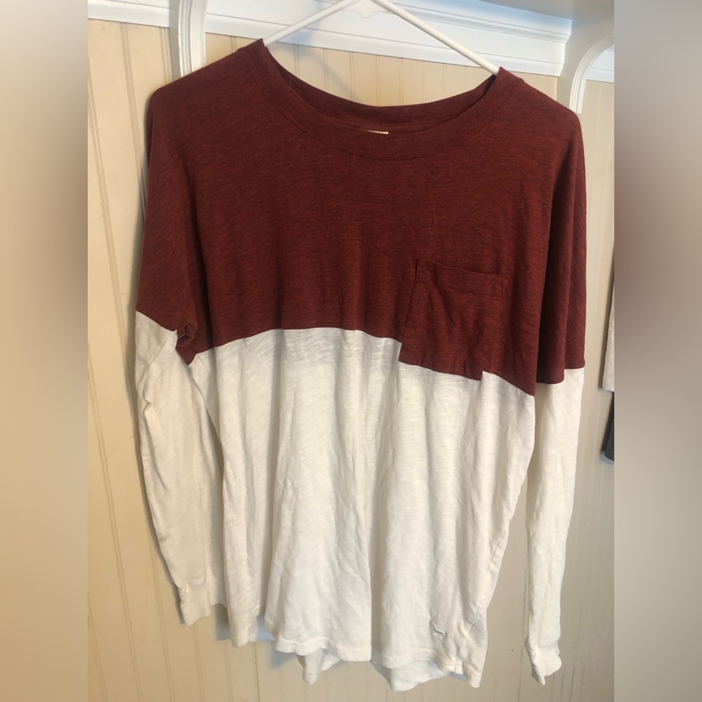 Rust Pink long sleeved shirt